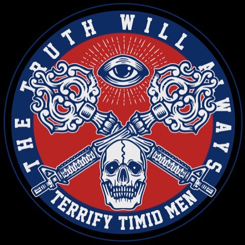 Sticker The Truth Will Always Terrify Timid Men COLOR 4x4