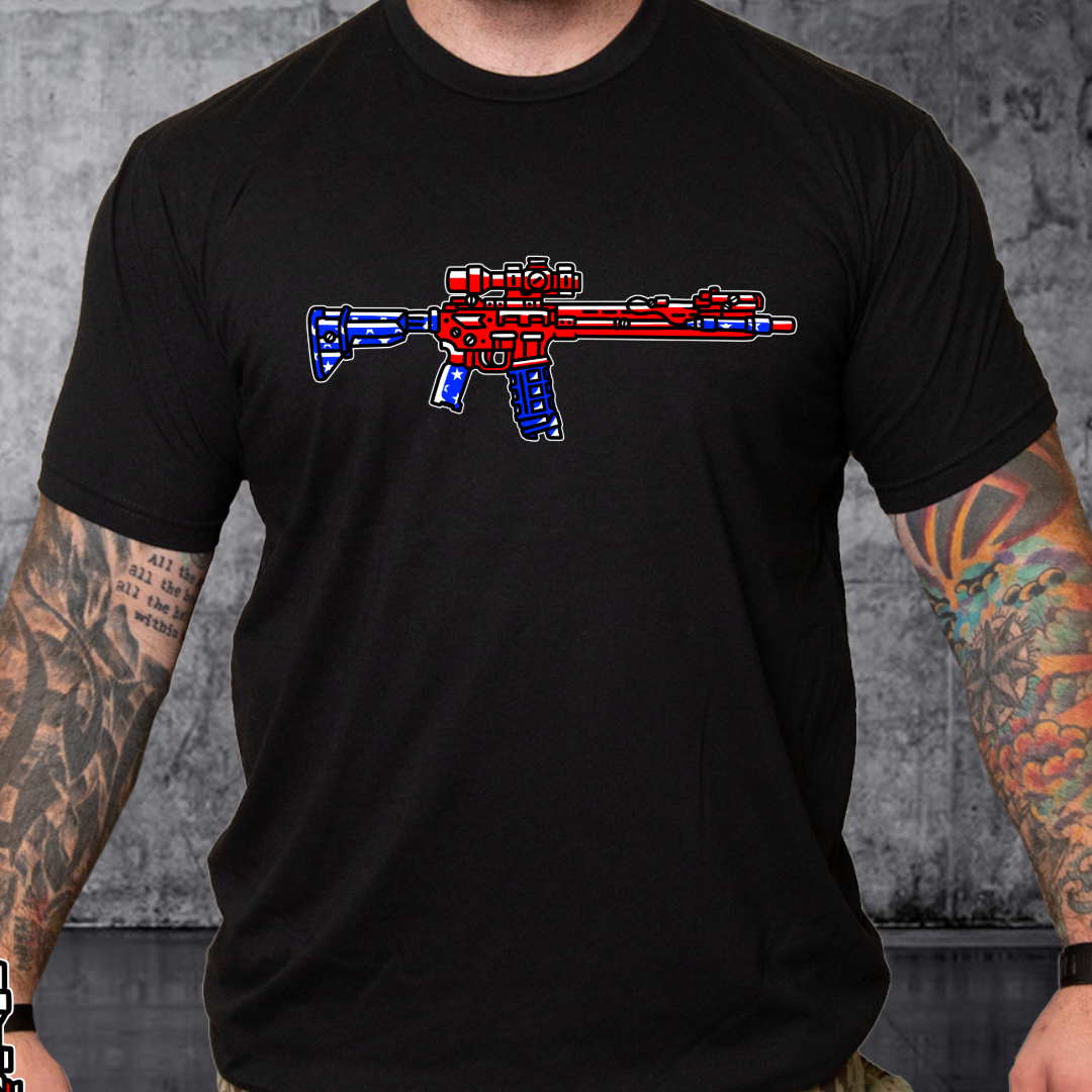 T-shirt Rifle USA