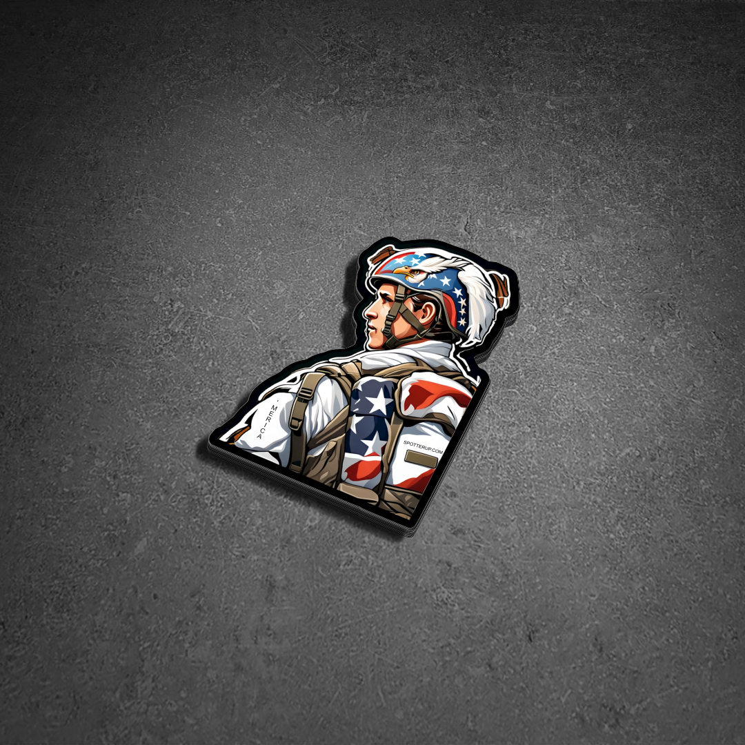 Sticker 'Merica 3.5 x 2.5