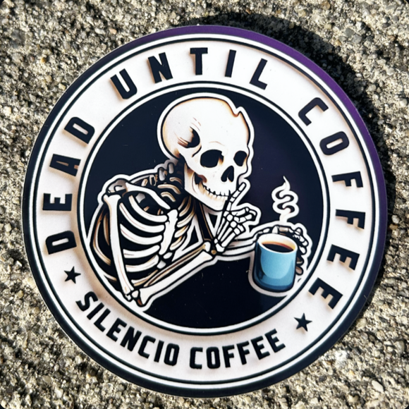 Sticker Dead Until Coffee V3