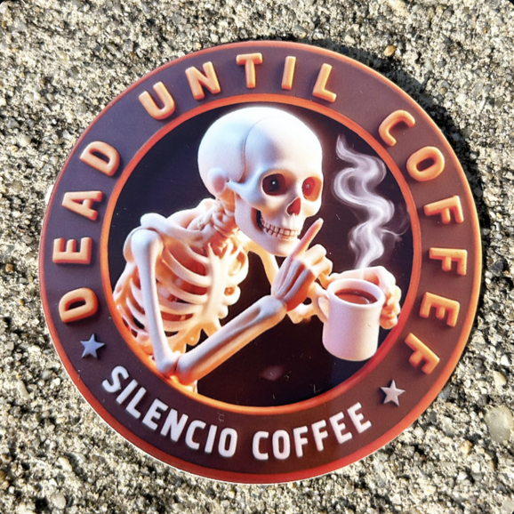 Sticker Dead Until Coffee V2