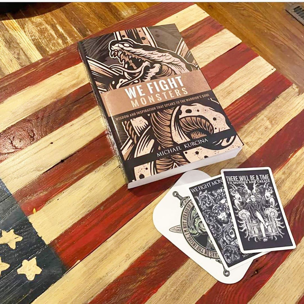 Literature: Book We Fight Monsters, PAPERBACK Signed Copy with Stickers 2nd Edition