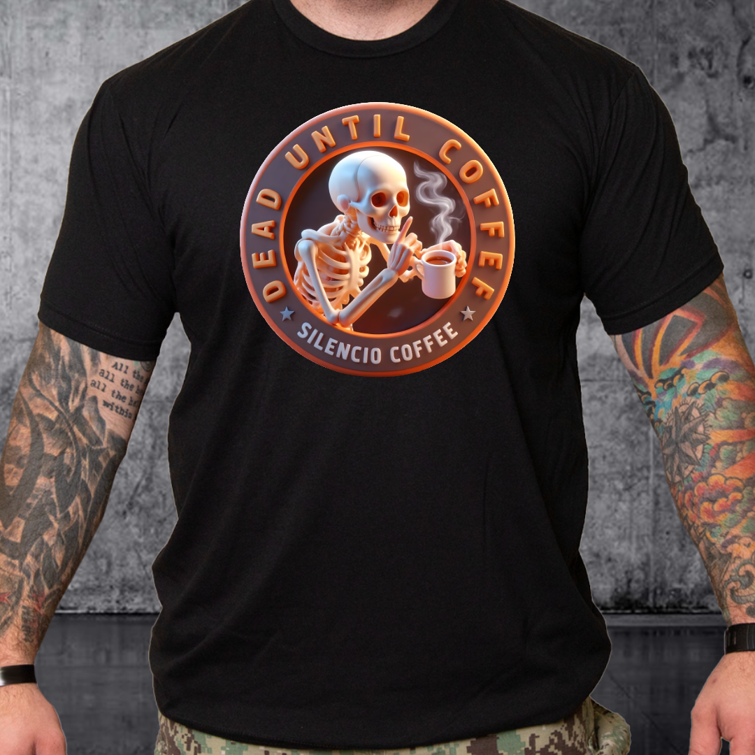 T-shirt Dead Until Coffee V1