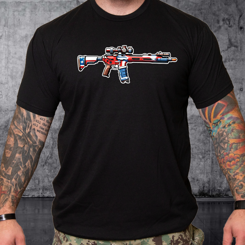 T-shirt Rifle USA