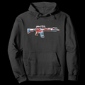 Hoodie Unisex Midweight Softstyle Fleece USA RIFLE