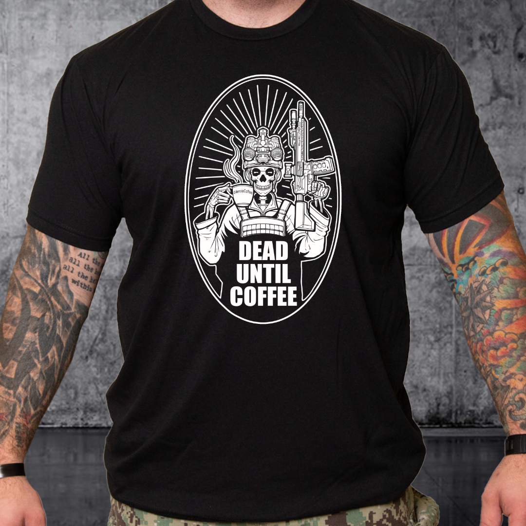 T-shirt Dead Until Coffee V2