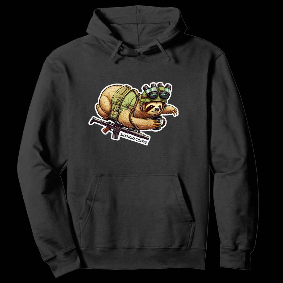 Hoodie Unisex Midweight Softstyle Fleece I DRINK MY COFFEE SLOW