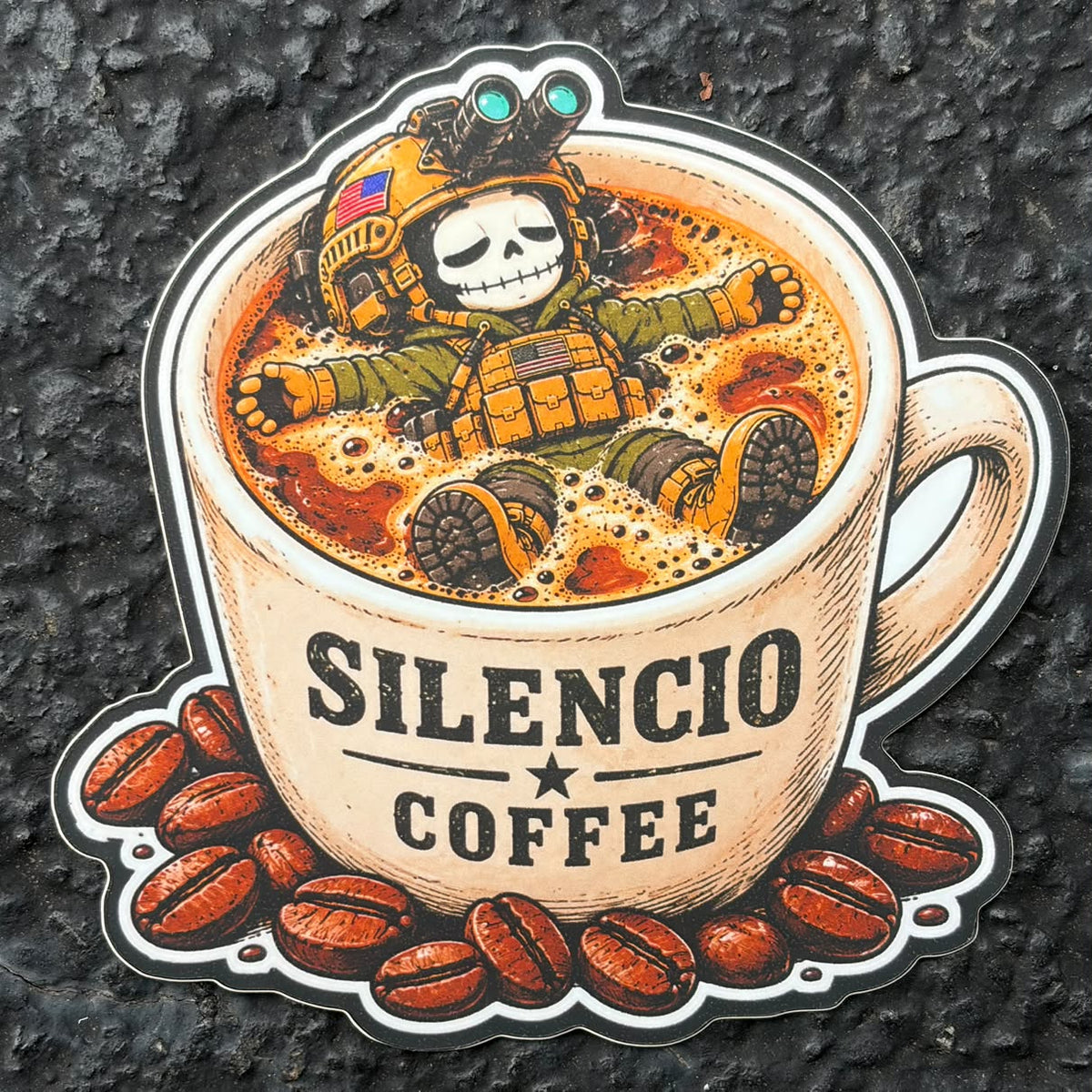 Sticker Mr. Hot Stuff 3.6"x3.6"