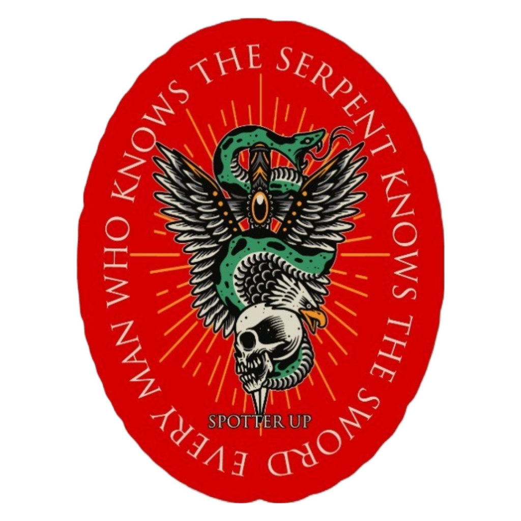 Sticker Serpent and the Gate - 2.7"x3.5"