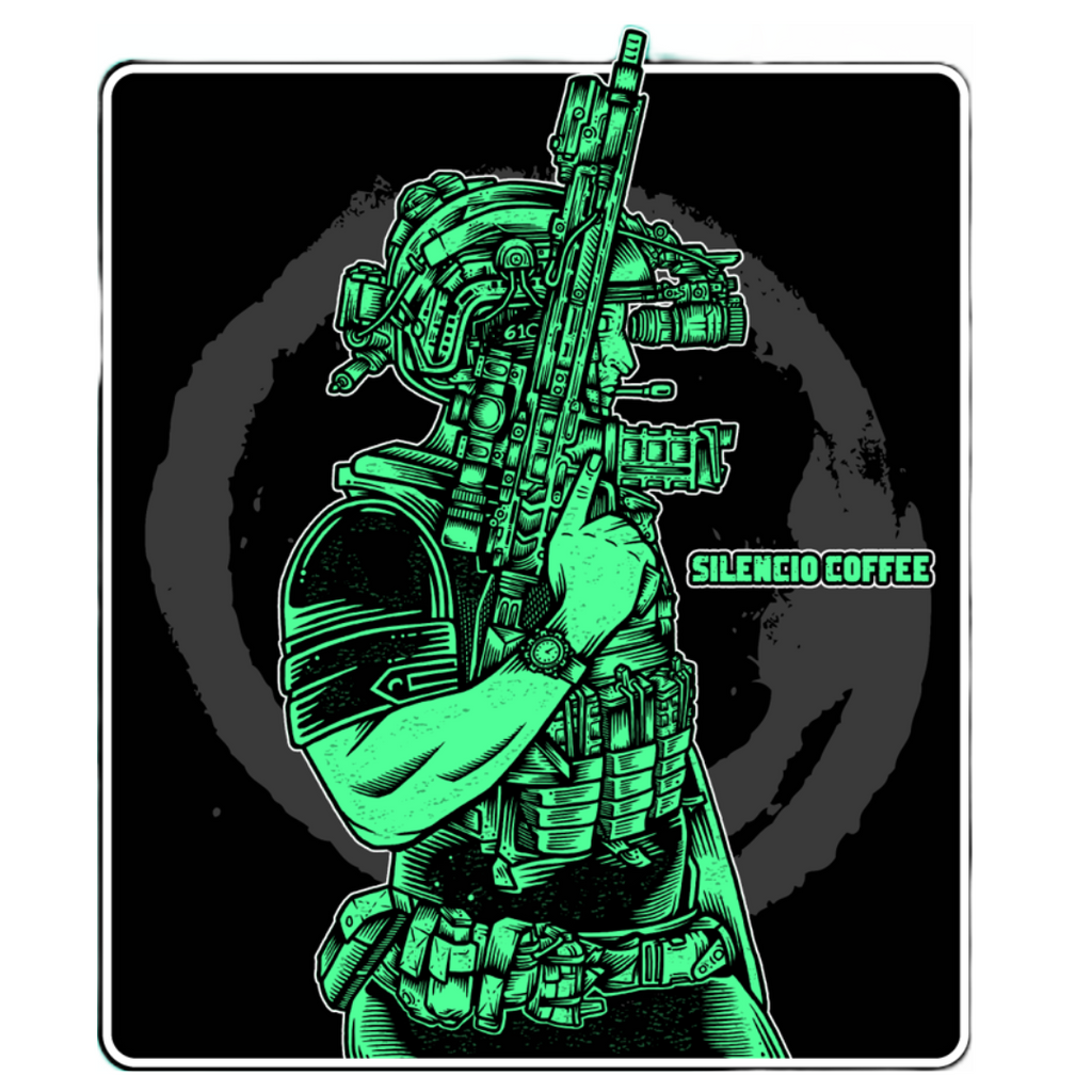 Sticker Warrior V1 3" x 4"