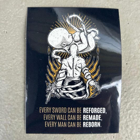 Sticker Every Man Can be Reborn