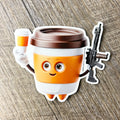 Sticker Guns and Coffee
