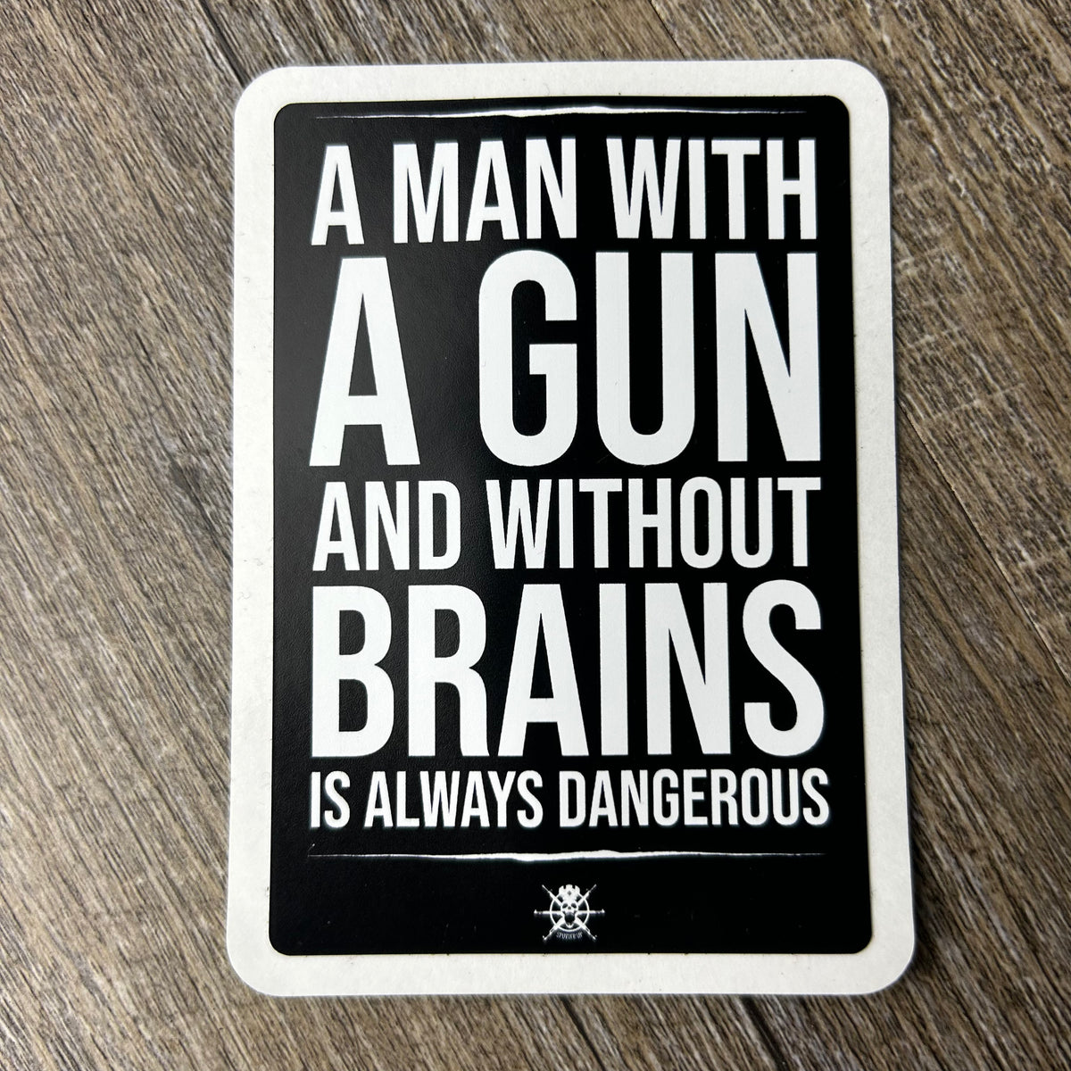 Sticker Guns and Brains