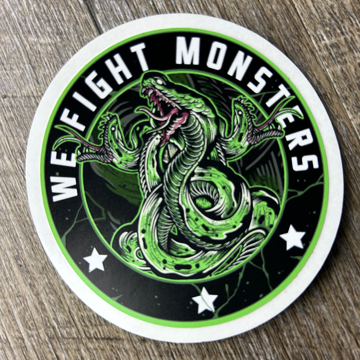 Sticker We Fight Monsters Hydra 3" x 3"