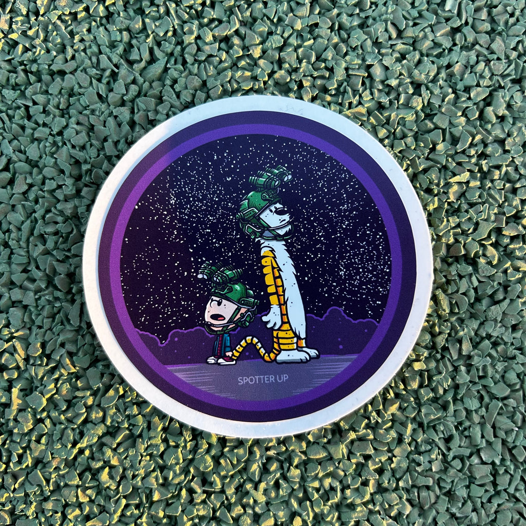 Sticker Lasers and Stargazers 3" round