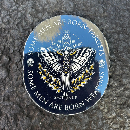 Sticker Be the Weapon Oval 3"x3.5"