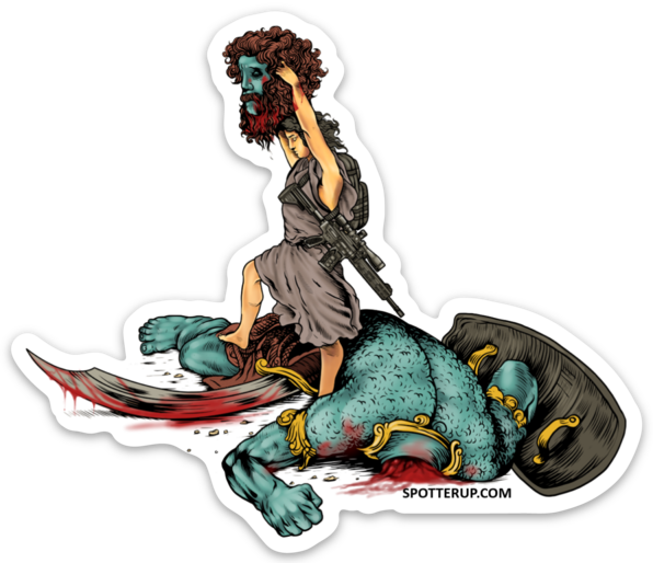 Sticker Kill the Renegade Gods V3 4" x 3.43"