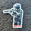 Sticker Warrior V3 3" x 4"